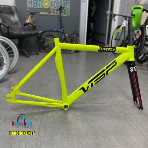 Khung Fixed Gear VISP FIREPLY càng carbon 3T