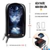 Túi treo khung trước xe đạp vắt 2 bên ZDK S6 có điện thoại chống nước