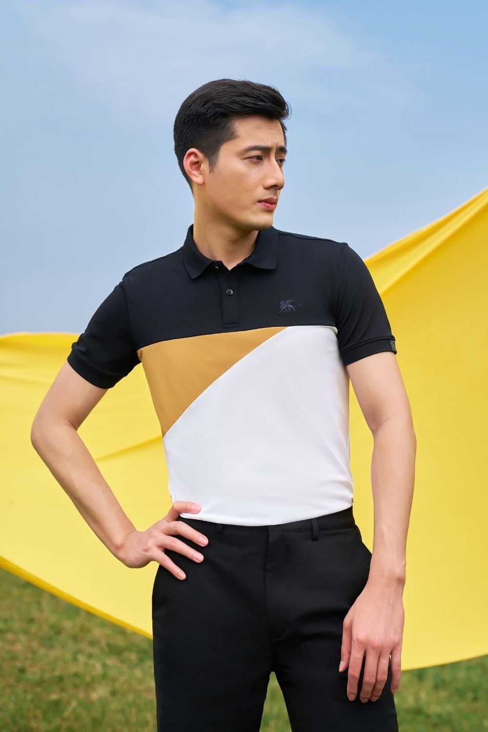  Áo Polo Bền Màu, Chống Nhăn, Chống Bám Bẩn 7APCT011TRK 