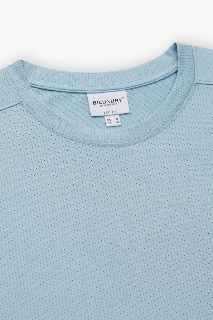  Áo Phông Xanh Bạc Hà Recycle Thân Thiện Với Da 8APKT001XBH 