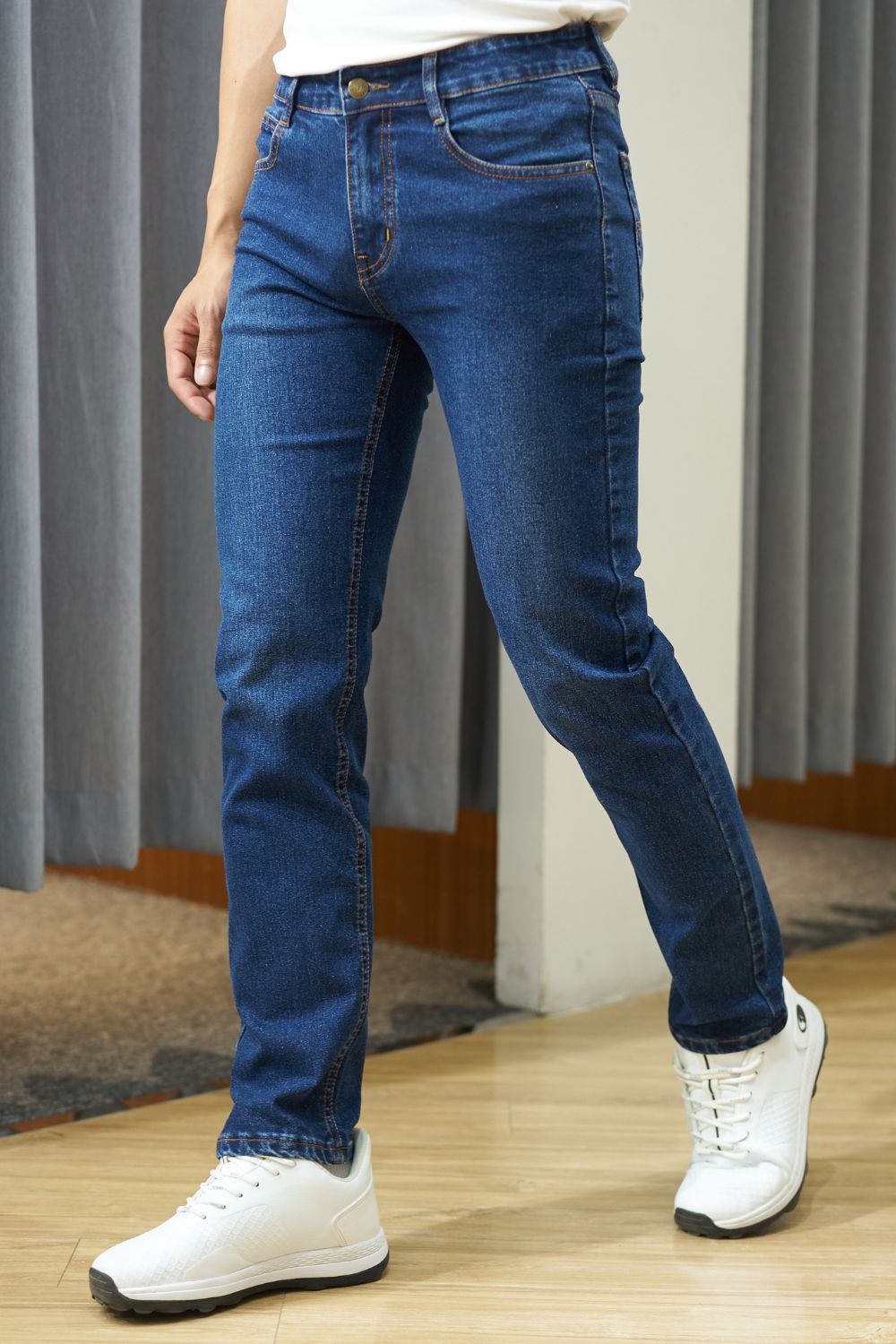  [Giảm 36%] Quần Jeans Cao Cấp Bền Màu, Chống Nhăn, Co Giãn 8QBDB004XDM 