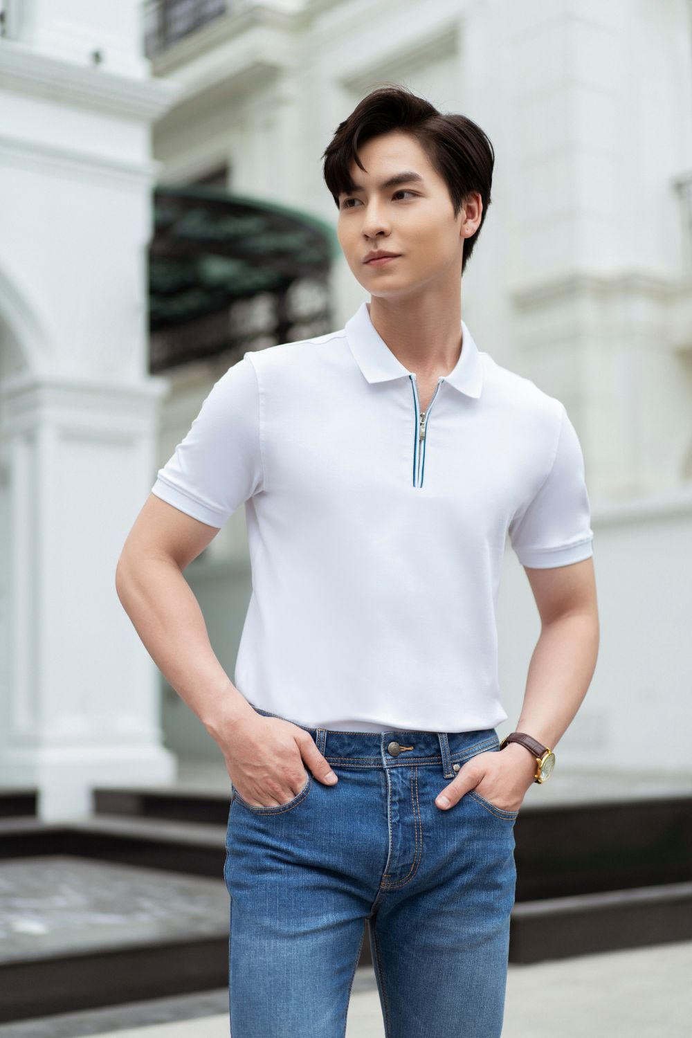  Áo Polo Cotton Bền Màu, Dễ Làm Sạch, Chống Nhăn, Co Giãn 7APCT007TRK 