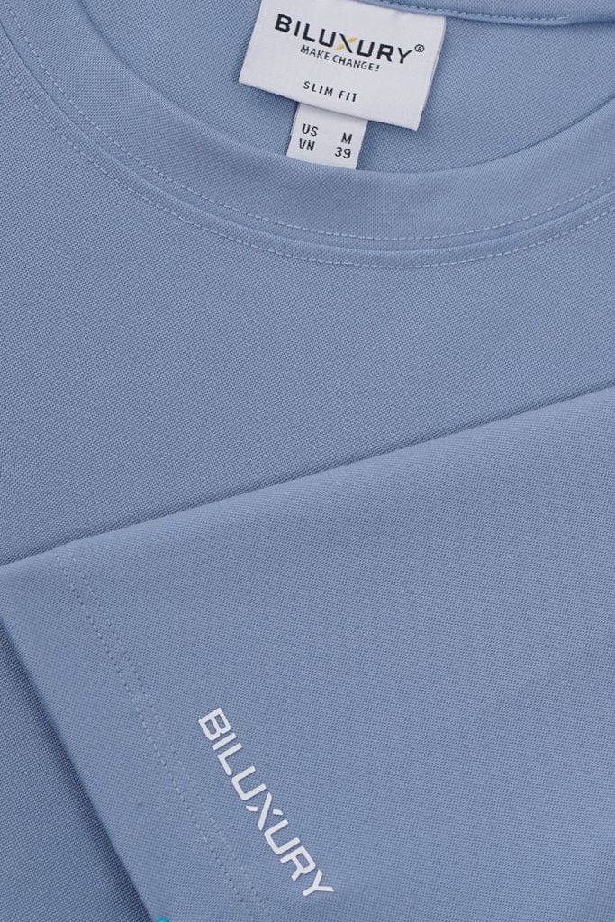  Áo Phông Xanh Rayon Thấm Hút Mồ Hôi Tốt 8APKB403XAH 