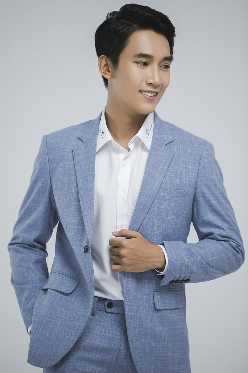 Blazer nam chất liệu vải chất len