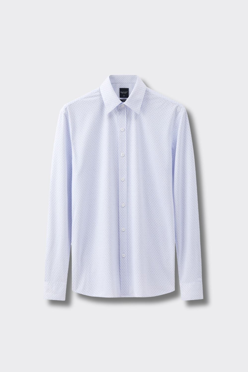  Áo Sơ Mi Xanh Dài Tay Knit Nhật Thân Thiện Với Da 8SMDH422XNH 