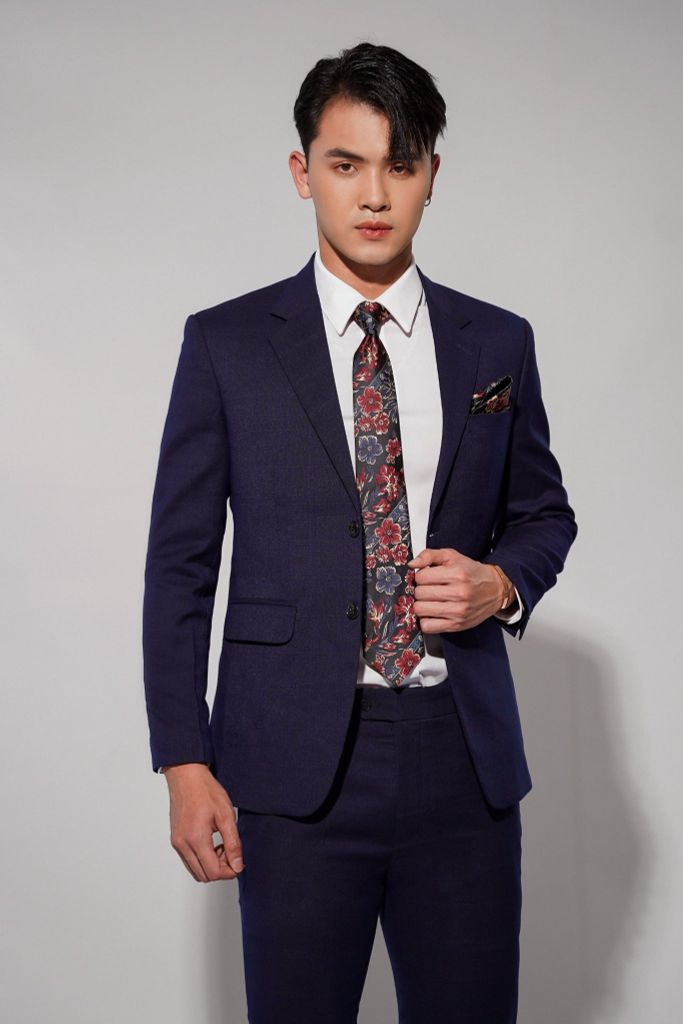  Áo Vest Nam Cao Cấp Tím Than Sáng 6AVBC203TTS 