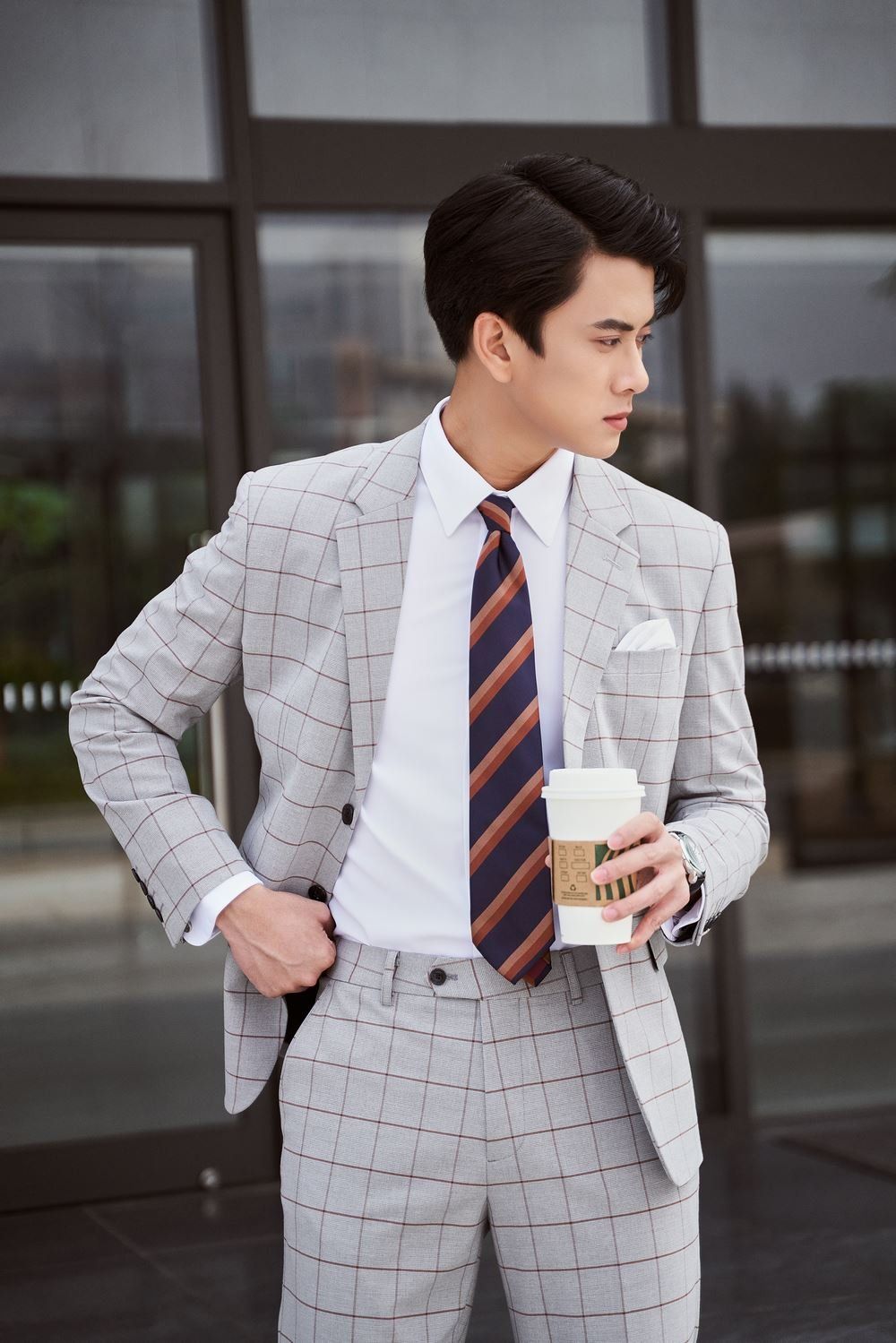 Bộ Vest nam 6AVBB003GHS  Quần 6QAVB003GHS