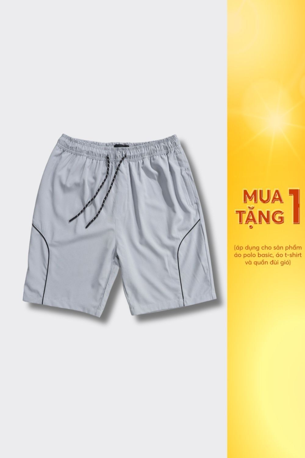  [Mua 1 Tặng 1] Quần Short Gió Thể Thao Cao Cấp Nam Biluxury 6QDGT003GHS 