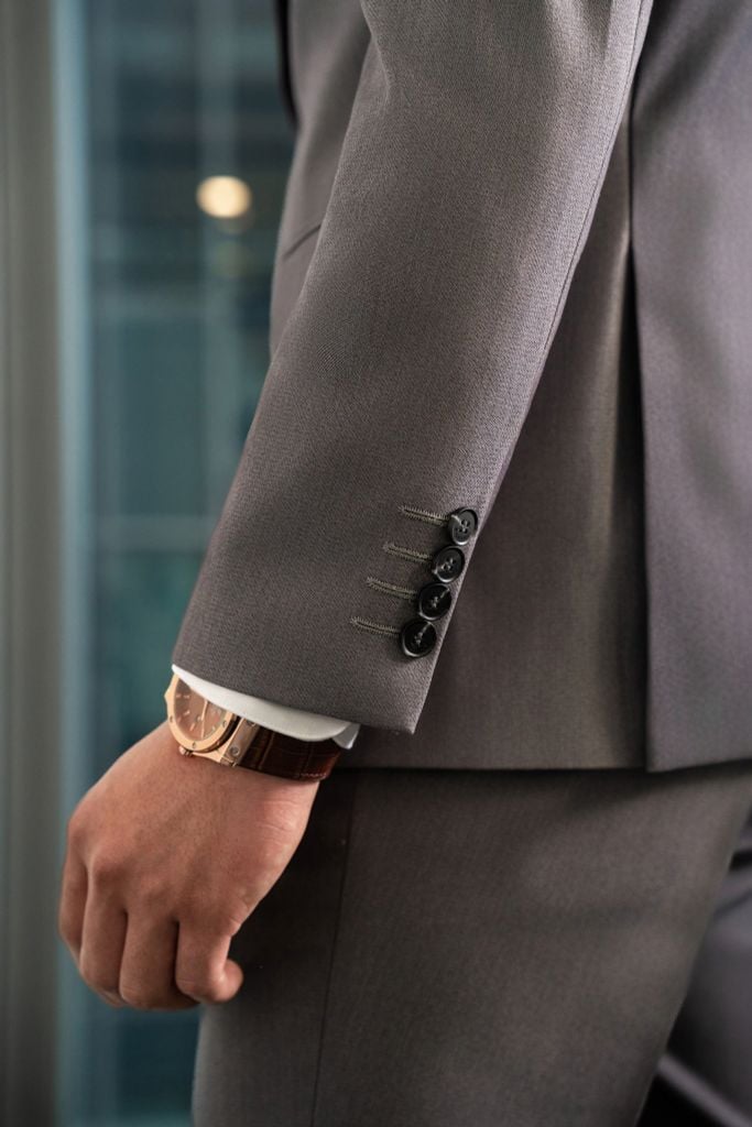  Áo Vest Nam Ghi Sáng Cao Cấp 7AVBB005GHS 