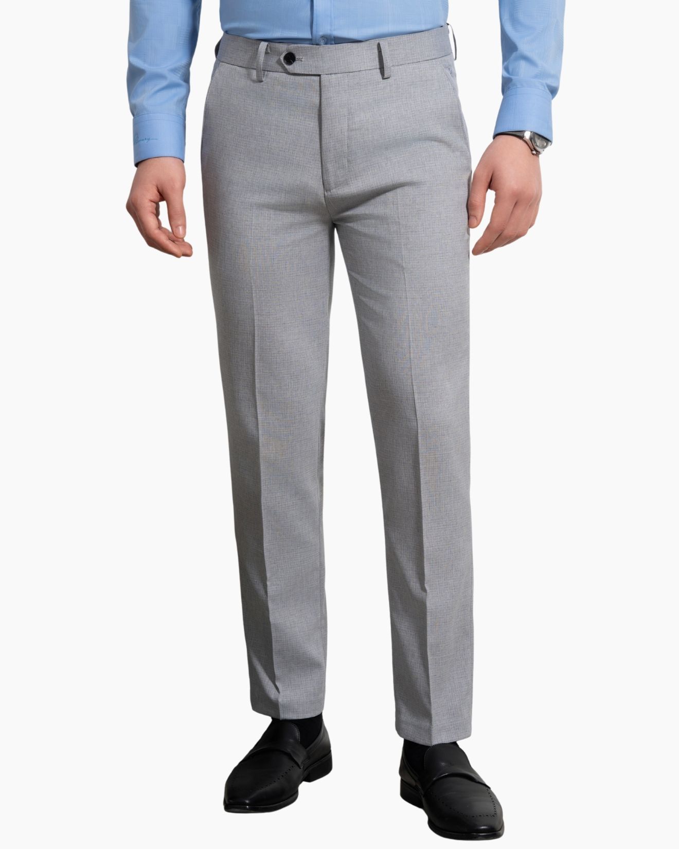  Quần Tây Ghi Sáng Cơ Bản Chống Nhăn, Co Giãn 7QAUB308GHS 