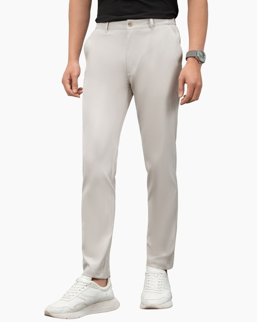  Quần Kaki Dài Be Chống Nhăn, Co Giãn 7QKKT004BEI 