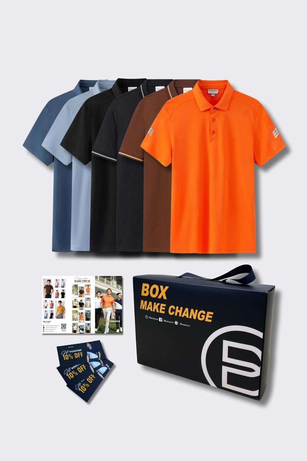  [Giảm 47%] Box 6 Polo Make Change Phong Cách Thiết Kế 