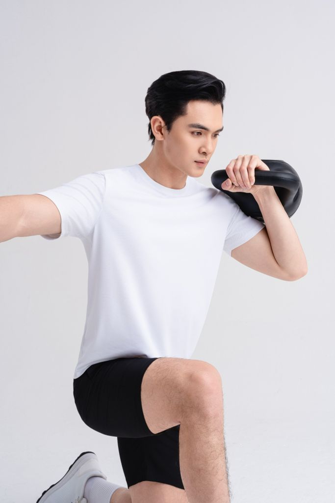  COMBO Bộ thể thao Tshirt + Quần Đùi Gió Biluxury 8APKB404TRK + 8QDGT410DEN 