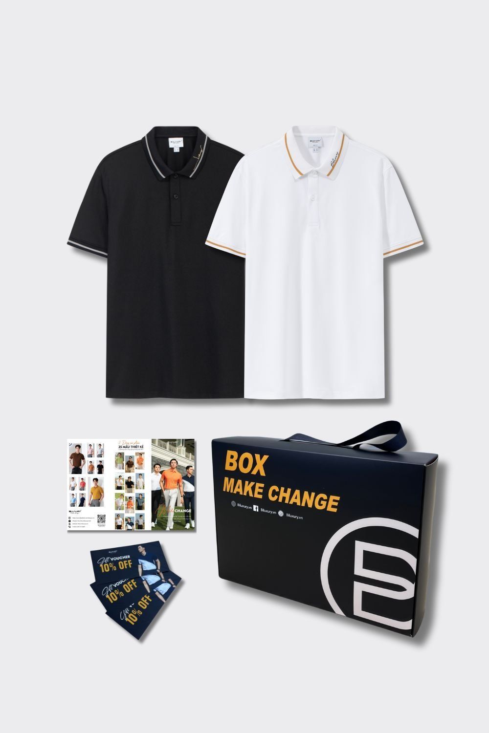  [Giảm 22%] Box 2 Polo Make Change Phong Cách Thiết Kế 