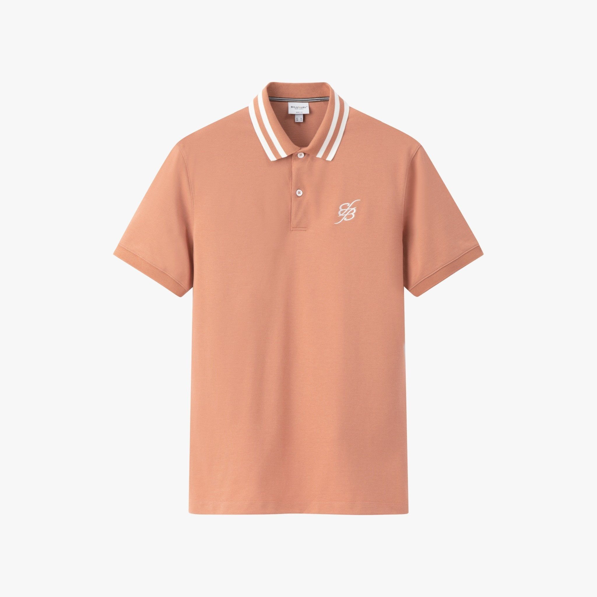  [SALE ĐỘC QUYỀN ONLINE] Áo Polo Cam, Dáng Slimfit, Chống Nhăn, Bền Màu 9APCB540CAM 