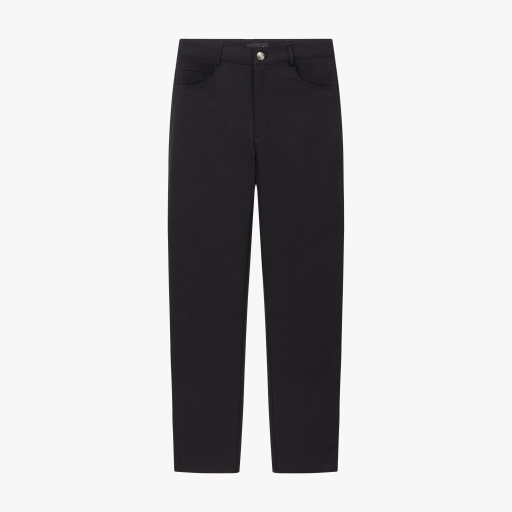  Quần Kaki Dài Đen Thiết Kế Basic Bền Màu, Co Giãn 9QKKT501DEN 