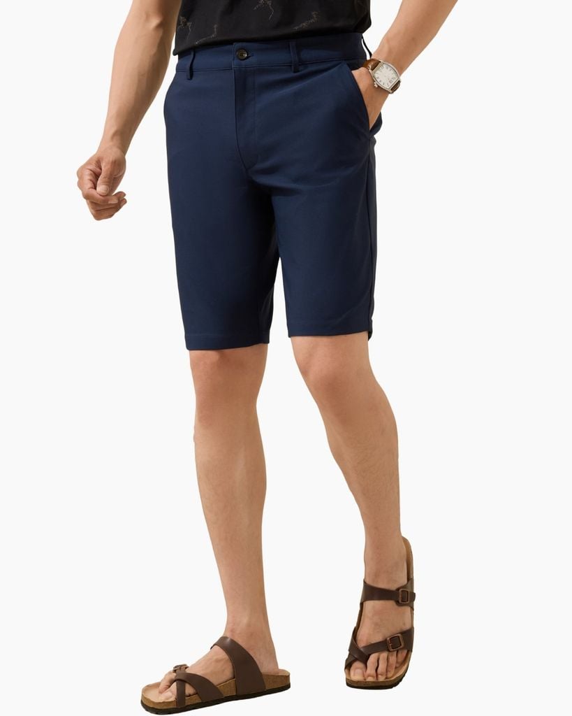  Quần Ngố Kaki Màu Tím Bền Màu, Chống Nhăn, Kháng Khuẩn 9QNKT503TTT 