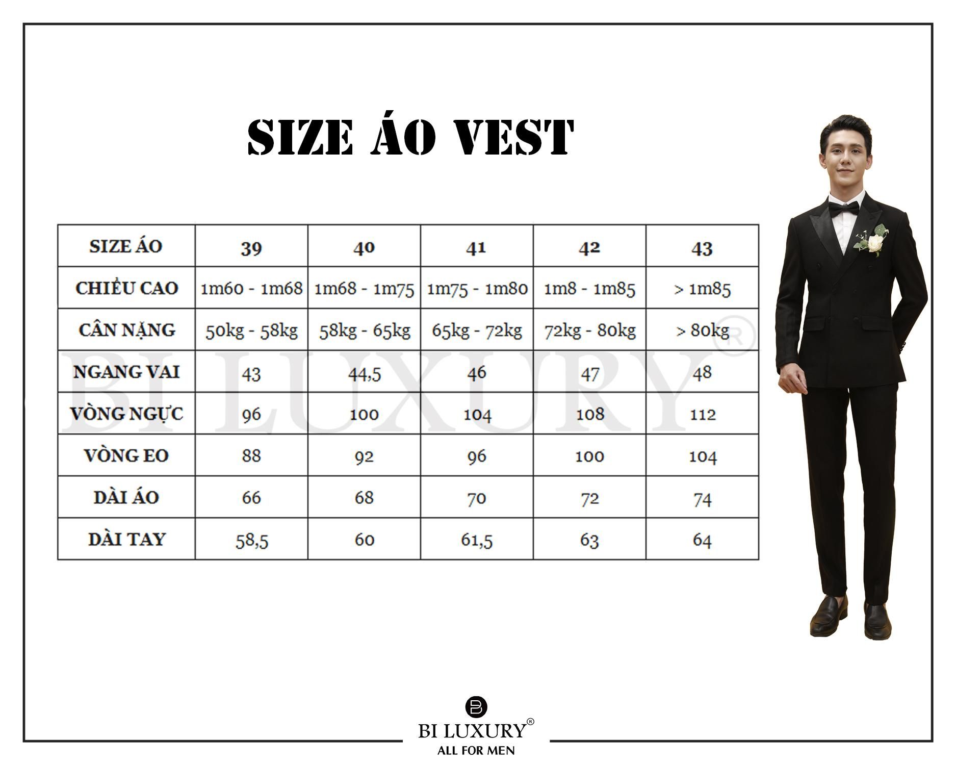 Bộ vest nam Biluxury