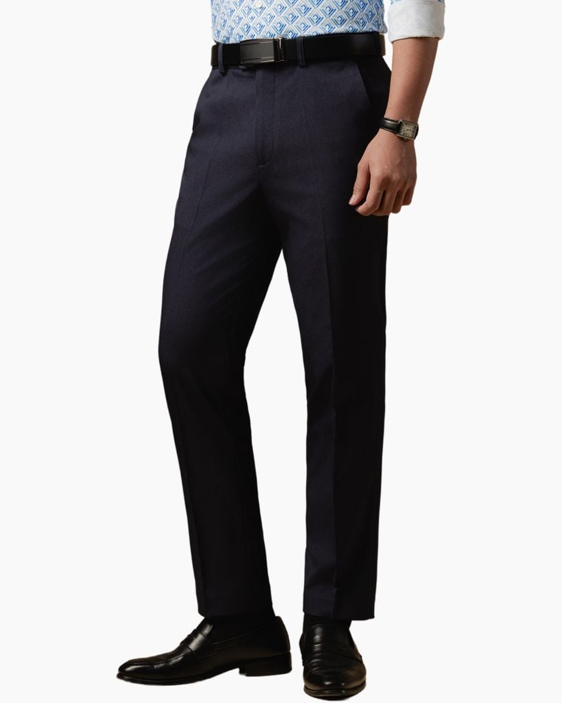  Quần Tây Tím Than Cạp Chun Ẩn Bền Màu, Chống Nhăn, Chống Bám Bẩn 8QAUB409TTT 