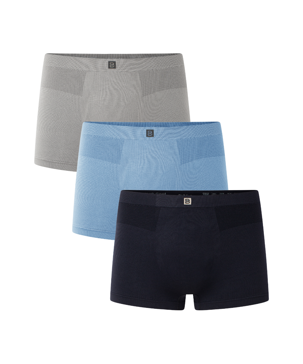  COMBO 3 Quần Lót Boxer Nam Mềm Mịn, Kháng Khuẩn, Co Giãn 9SIDB510 