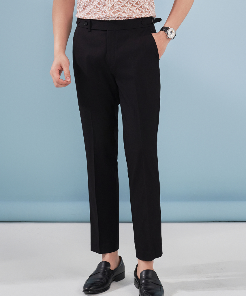  Quần Âu Đen SideTab Chống Nhăn, Co Giãn, Chống Bám Bẩn 9QAUT507DEN 