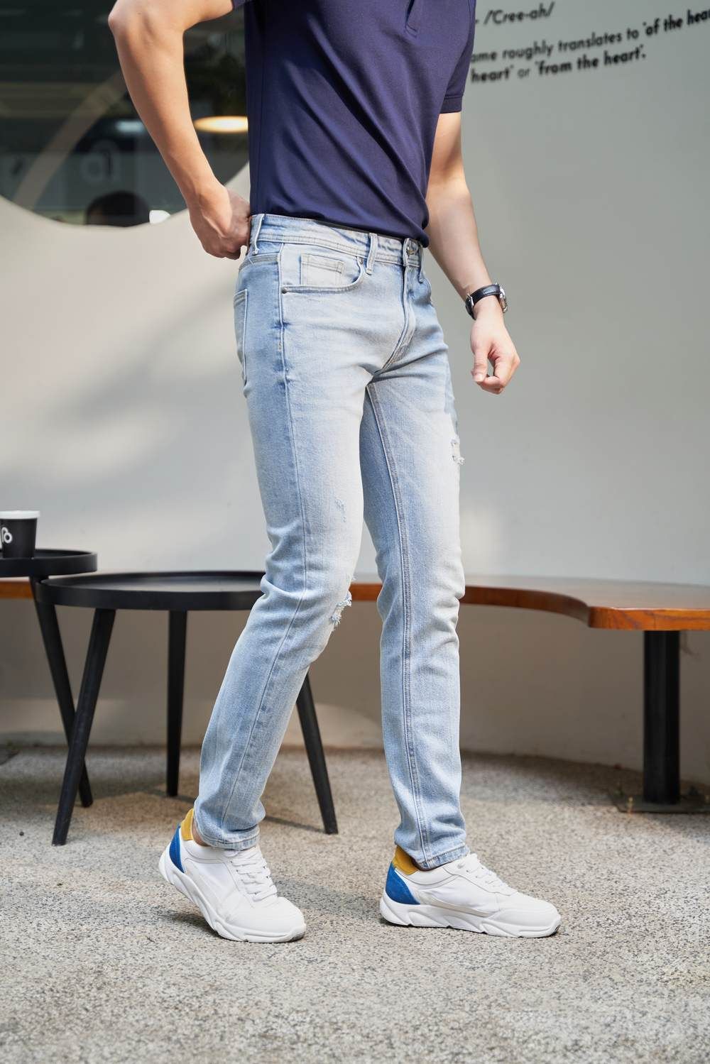  Quần Jeans Nam Cao Cấp Bền Màu, Co Dãn, Thấm Hút Tốt 6QBDT001XNH 