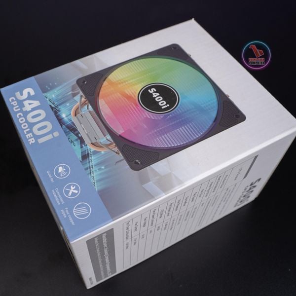 Tản nhiệt khí S400i Led ARGB 4 ống dẫn nhiệt Bảo hàng 12th
