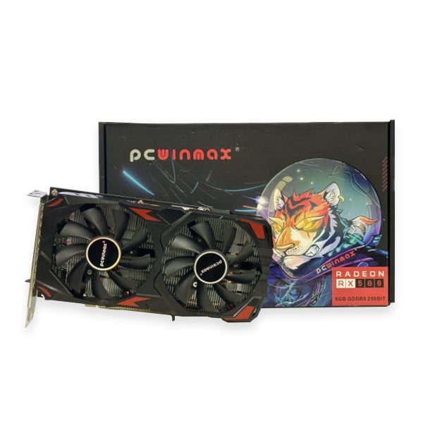 Card màn hình PCWINMAX RX 580 8G GDDR5 mới 100% bảo hành 36 tháng