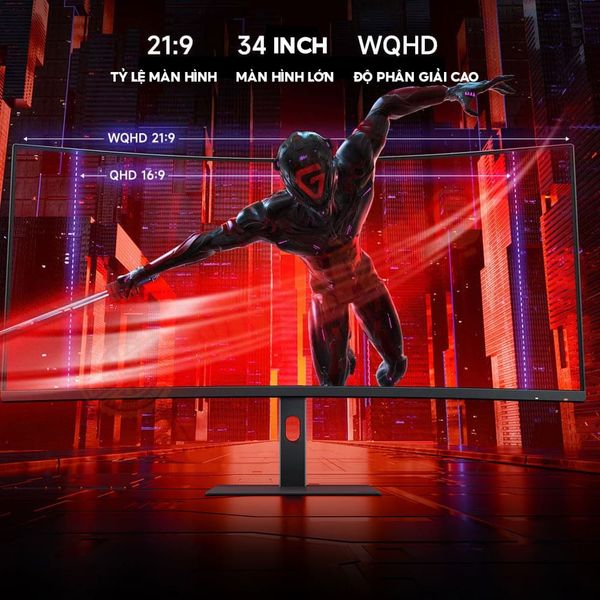 Màn hình Gaming Xiaomi Redmi G34WQ 34 inch (Cong, WQHD, 180Hz)