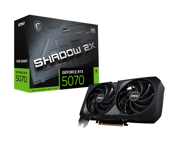 VGA MSI GeForce RTX 5070 12G SHADOW 2X OC