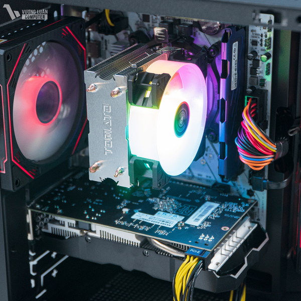 PCTM06 (I3 12100F | RAM 16GB | VGA RX 580 8G | SSD 256GB | MAIN H610M | MÀN 24INCH FHD)