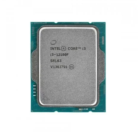 CPU Core i3 12100F Tray / 3.3GHz Turbo 4.3GHz / 4 Nhân 8 Luồng / 12MB / LGA 1700