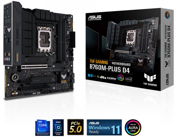 Mainboard ASUS TUF GAMING B760M-PLUS D4 (DDR4)