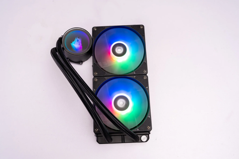 TẢN NƯỚC LEOPARD TK1 RAD 240 LED RGB GƯƠNG VÔ CỰC MÀU ĐEN