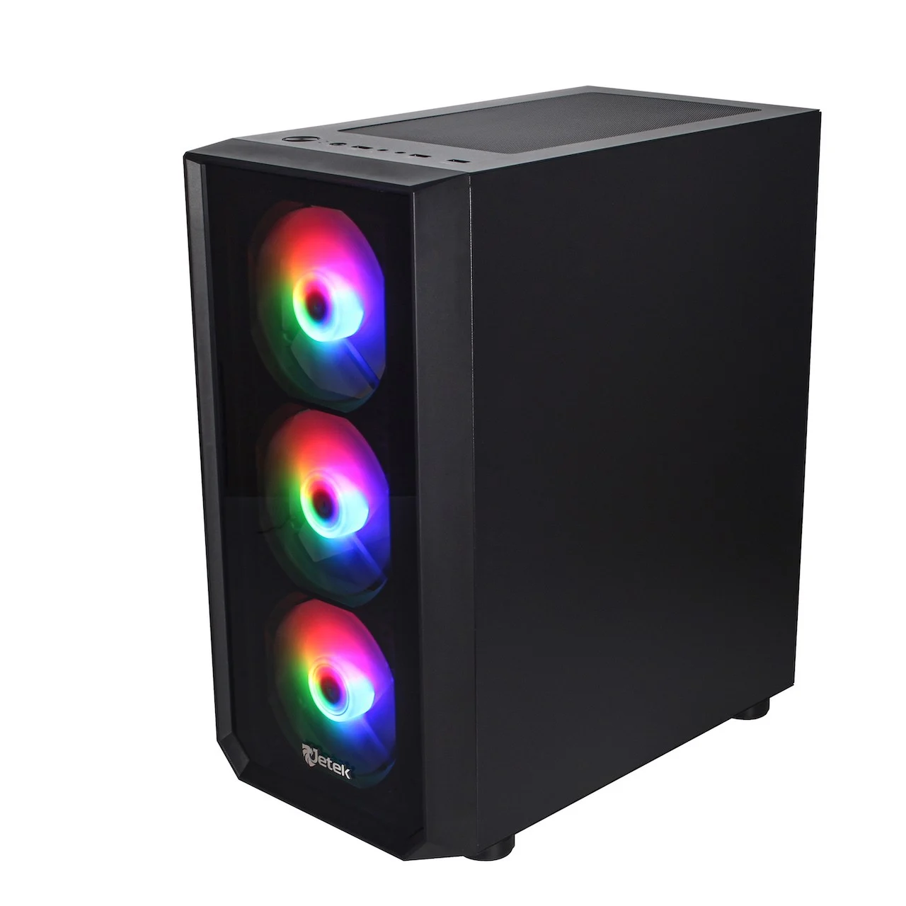 Vỏ Case Jetek Squid X3 Black (3 Fan RGB) – Vương Luân Computer