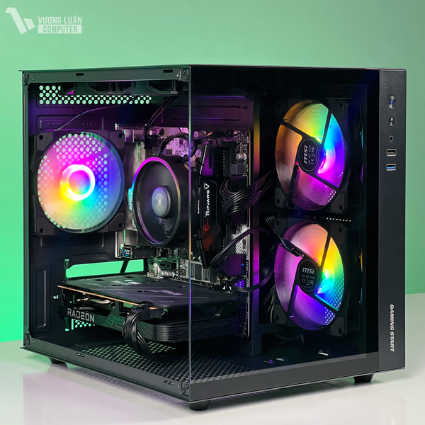 PCGMA03 (RYZEN 5 5500 | RAM 16GB | VGA RX 6600 8GB | SSD 256GB | MAIN B450M | NGUỒN 600W)