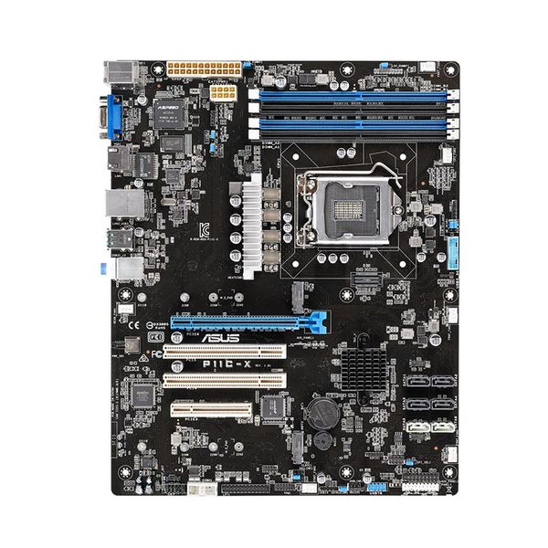 Main Asus P11C-X/AUDIO (Chipset Intel C242/ Socket LGA1151/ VGA onboard)