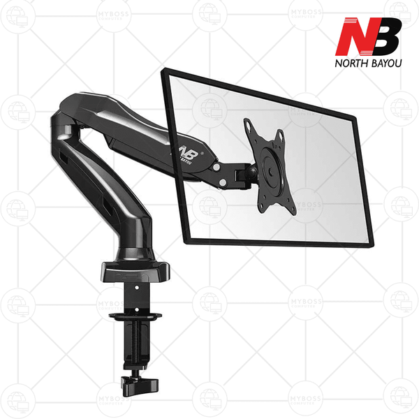 Giá treo màn hình North Bayou S350 (1 màn hình - 17inch - 30inch - Đen - Gắn bàn)