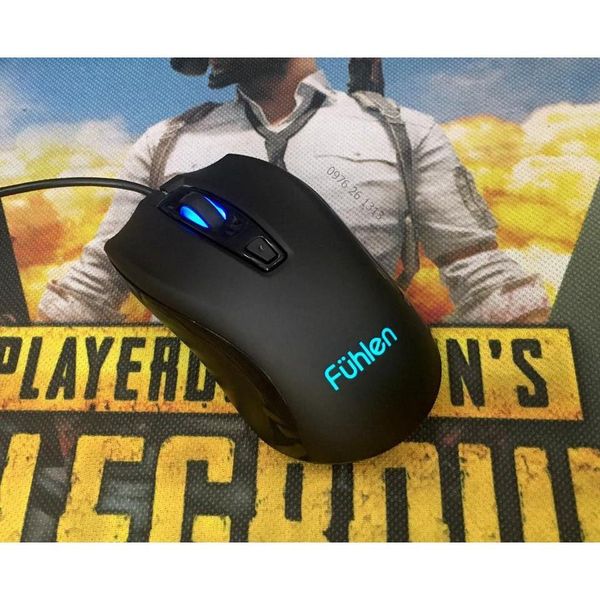 Chuột Chơi Game, chuột máy tính Fuhlen X102S Optical Black USB