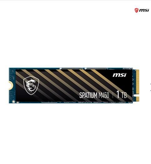 Ổ CỨNG SSD MSI SPATIUM M450 1TB NVME M.2 2280 PCIE GEN 4 X 4   (ĐỌC 3600MB/S, GHI 3000MB/S)