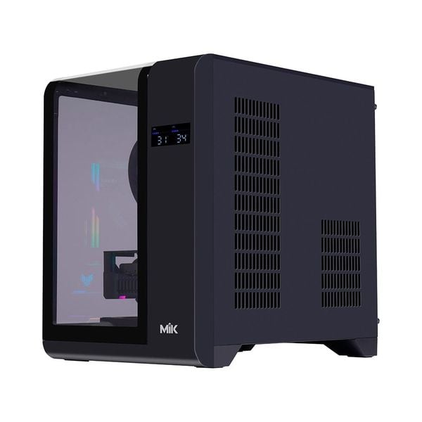 Vỏ Case MIK BARBATOS M BLACK (M-ATX)