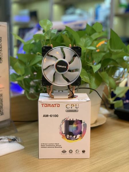 Tản nhiệt CPU TOMATO AM6100 4 lõi đồng mát lạnh led RGB