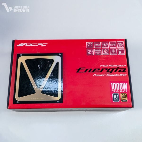 Nguồn máy tính OCPC ENERGIA GD1000M GOLD 80+ GEN5, 1000W, Full Modular