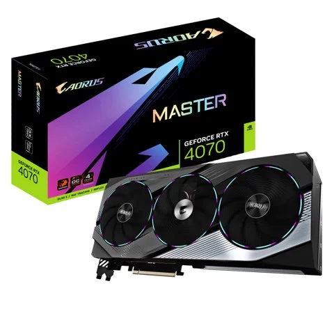 Card màn hình GIGABYTE AORUS GeForce RTX 4070 MASTER 12GB (GV-N4070AORUS M-12GD)