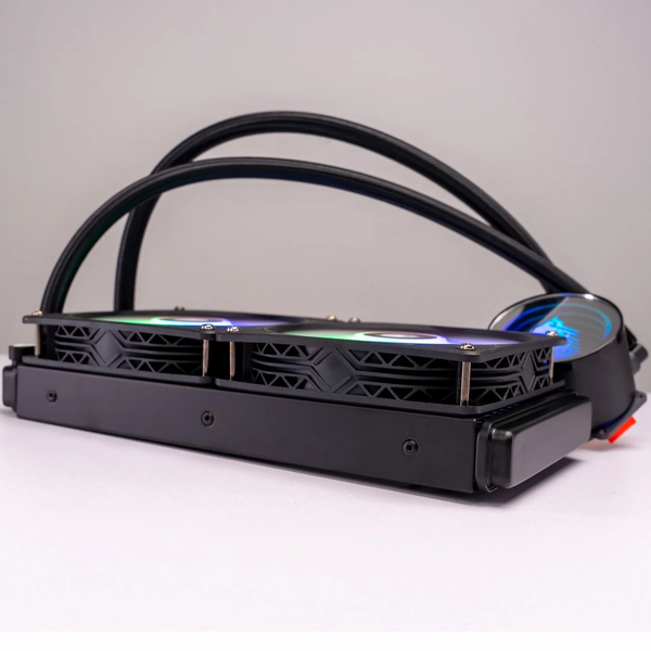 TẢN NƯỚC LEOPARD TK1 RAD 240 LED RGB GƯƠNG VÔ CỰC MÀU ĐEN