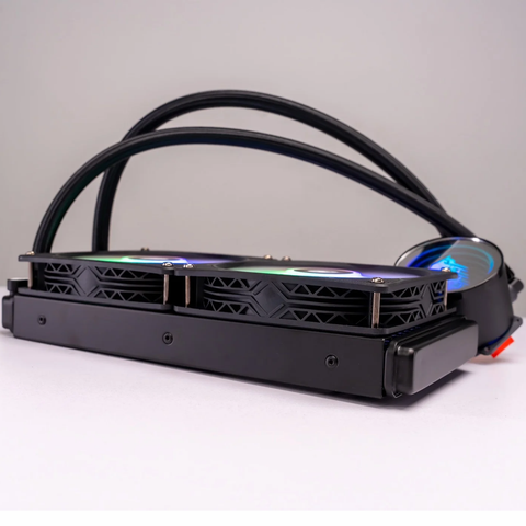 TẢN NƯỚC LEOPARD TK1 RAD 240 LED RGB GƯƠNG VÔ CỰC MÀU ĐEN