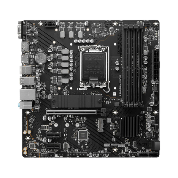 Mainboard MSI Pro B760M-P DDR4 Mainboard MSI PRO B760M-P DDR4 (Intel B760/ Socket 1700/ M-ATX/ 4 khe ram/ DDR4)
