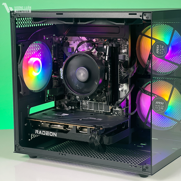 CBGM12 (RYZEN 5 5500 | RAM 16GB | VGA RX 6600 8GB | SSD 256GB | MAIN B450M | NGUỒN 600W | MÀN 25INCH)