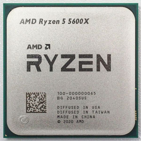 Bộ vi xử lý AMD Ryzen 5 5600X tray new không fan / 3.7GHz Boost 4.6GHz / 6 nhân 12 luồng / 32MB / AM4