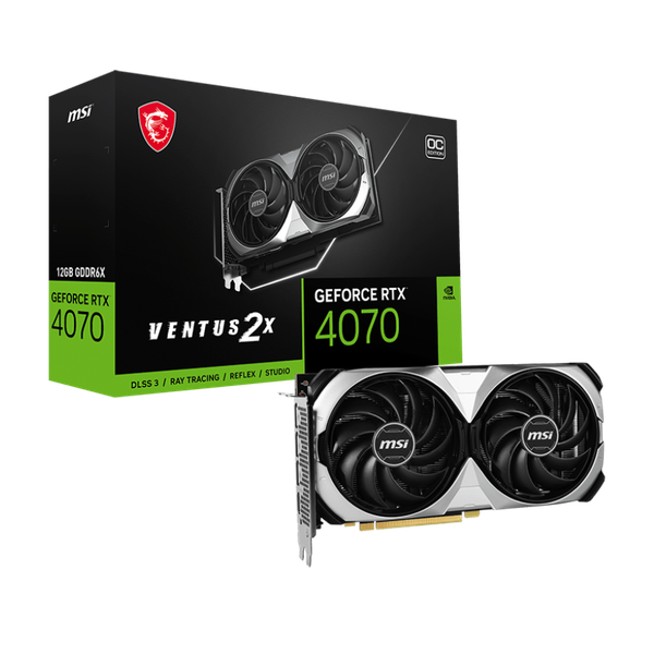 Card màn hình MSI GeForce RTX™ 4070 Ventus 2X 12G OC